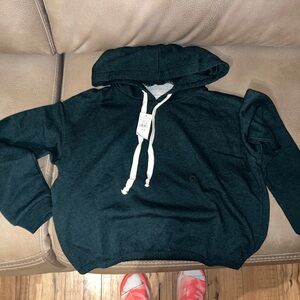 American Eagle hoodie, dark green, size XS women's/medium youth